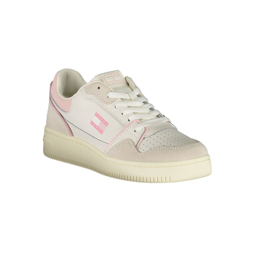 Tommy Hilfiger White Polyester Sneaker