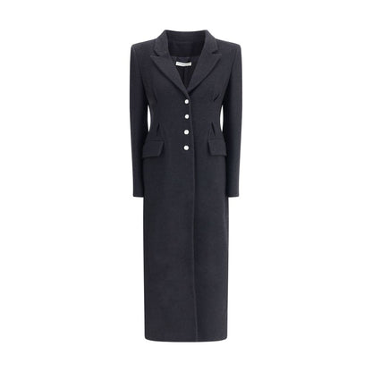 Alessandra Rich Tweed Long Coat