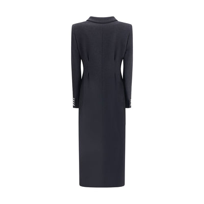 Alessandra Rich Tweed Long Coat