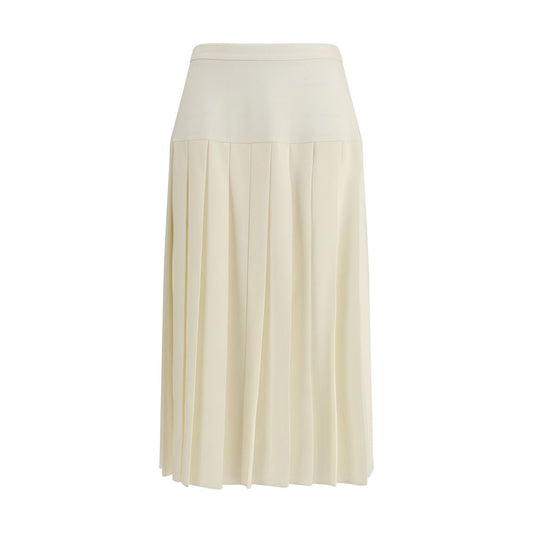 Alessandra Rich Pleated Midi Skirt