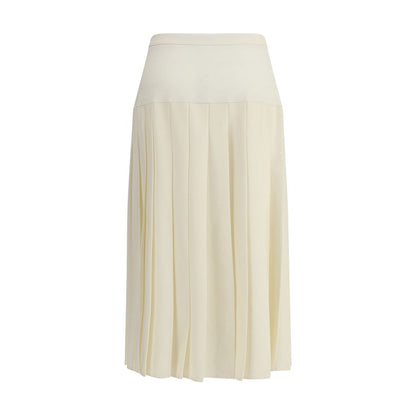 Alessandra Rich Pleated Midi Skirt