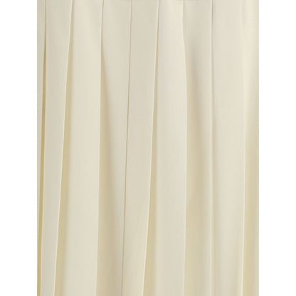 Alessandra Rich Pleated Midi Skirt