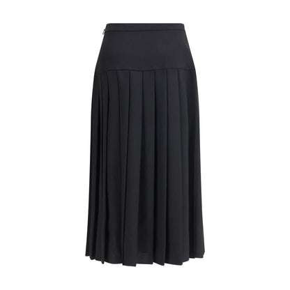Alessandra Rich Pleated Midi Skirt