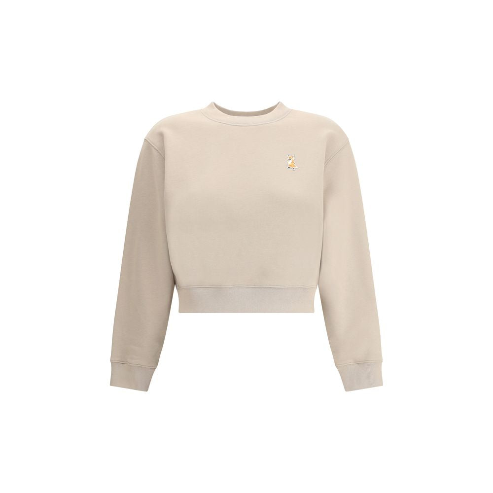 Maison Kitsuné Lady Fox Crop Sweatshirt