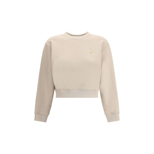 Maison Kitsuné Lady Fox Crop Sweatshirt