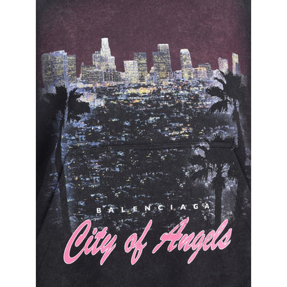 Balenciaga Black City of Angels Hoodie