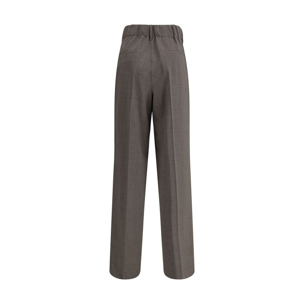 P.A.R.O.S.H. Virgin Wool Wide-Leg Pants