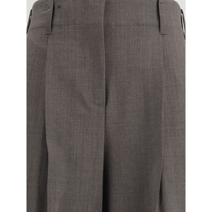 P.A.R.O.S.H. Virgin Wool Wide-Leg Pants