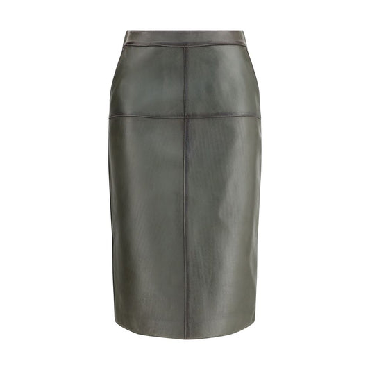 P.A.R.O.S.H. Leather Pencil Skirt
