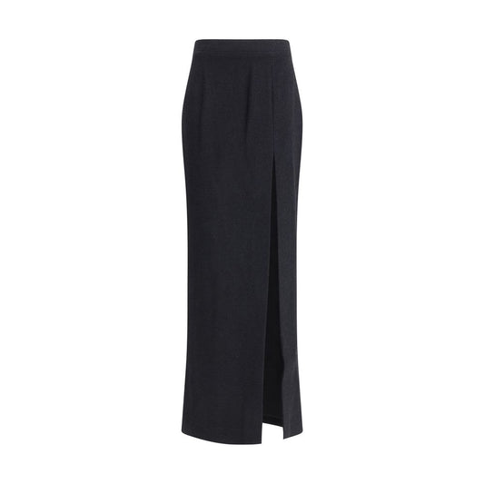 Alessandra Rich Tweed Long Skirt