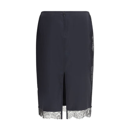 Tom Ford Satin Skirt with Lace Details