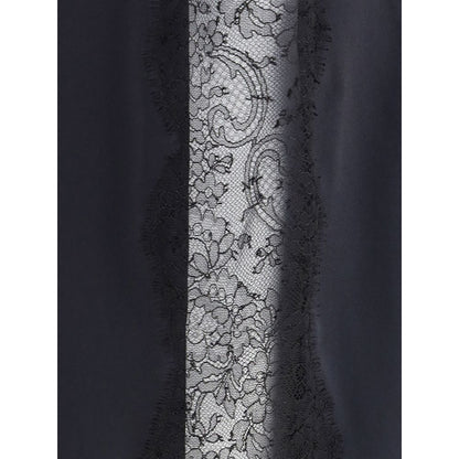 Tom Ford Satin Skirt with Lace Details