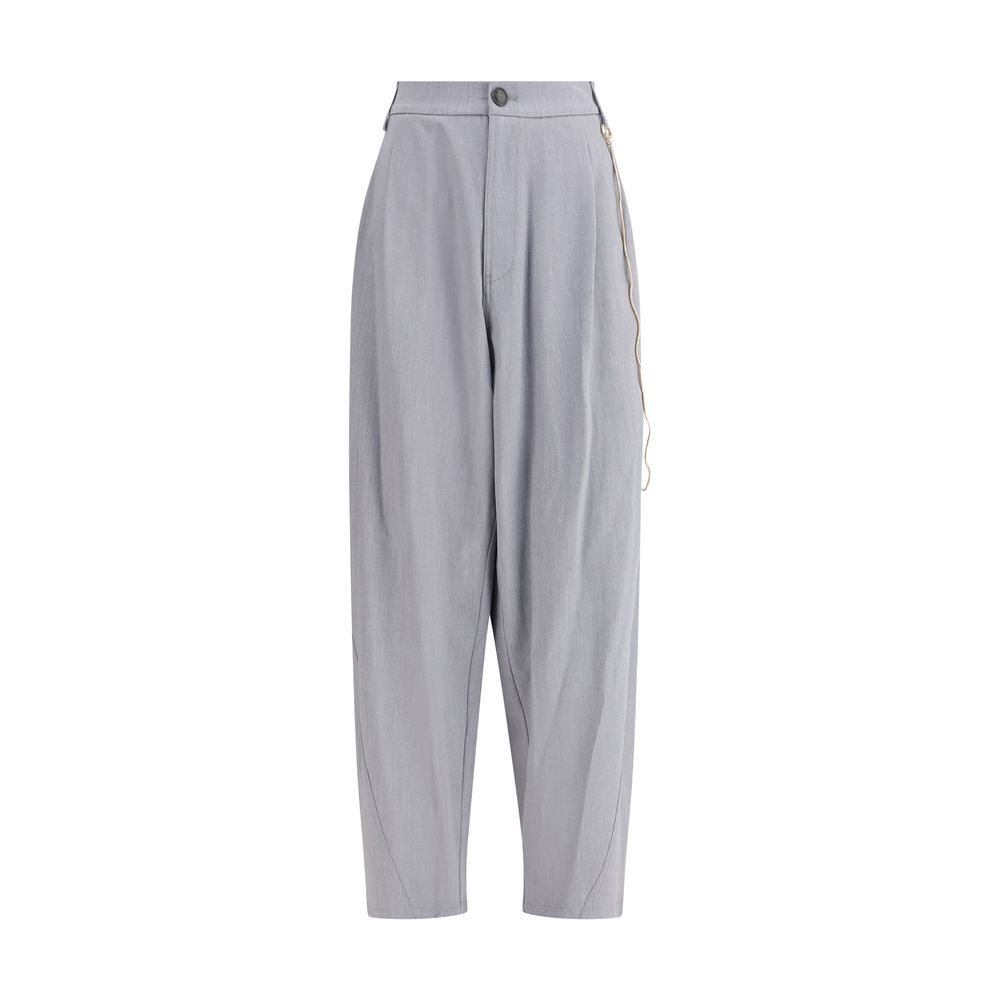 Darkpark Grey Chain Adorned Phebe Pants
