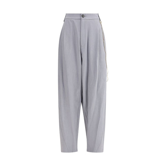 Darkpark Grey Chain Adorned Phebe Pants