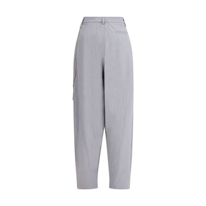 Darkpark Grey Chain Adorned Phebe Pants