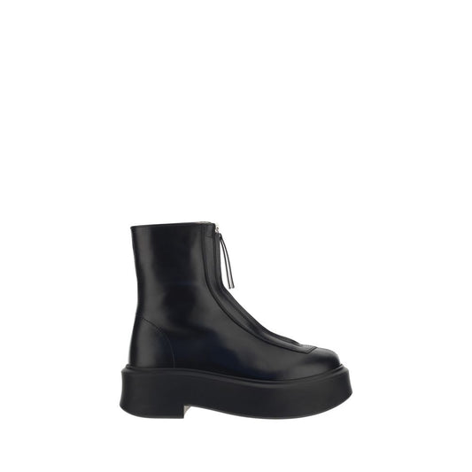 The Row Calfskin Ankle Boots