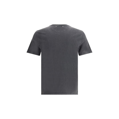 Golden Goose Logoed T-Shirt: Worn Effect Cotton Tee