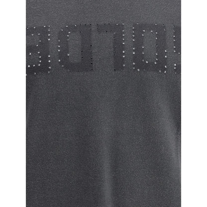 Golden Goose Logoed T-Shirt: Worn Effect Cotton Tee