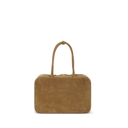 Miu Miu Leather Handbag – Suede Design