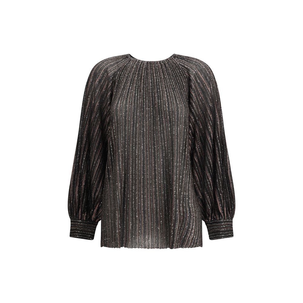 Missoni Striped Sequined Blouse