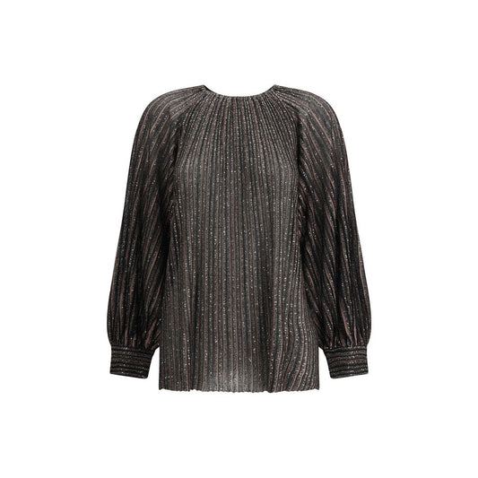 Missoni Striped Sequined Blouse