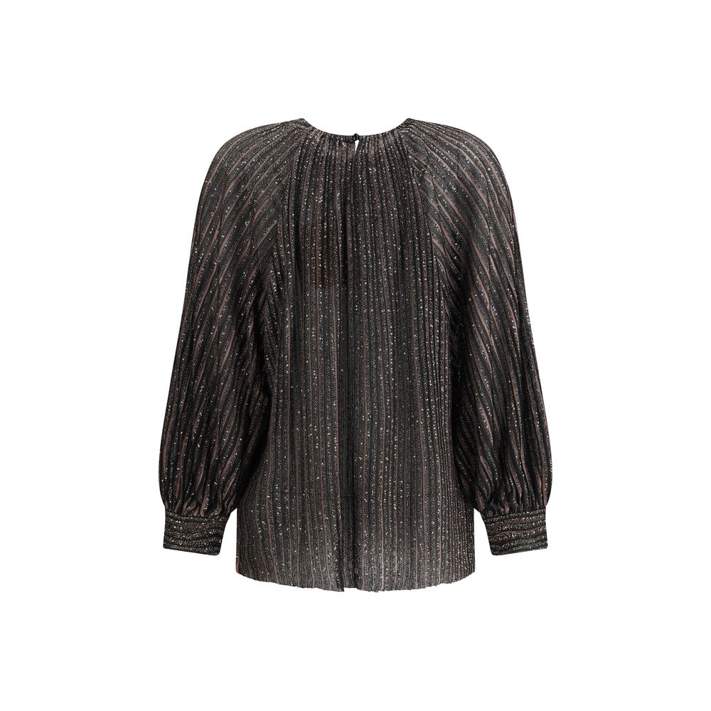 Missoni Striped Sequined Blouse