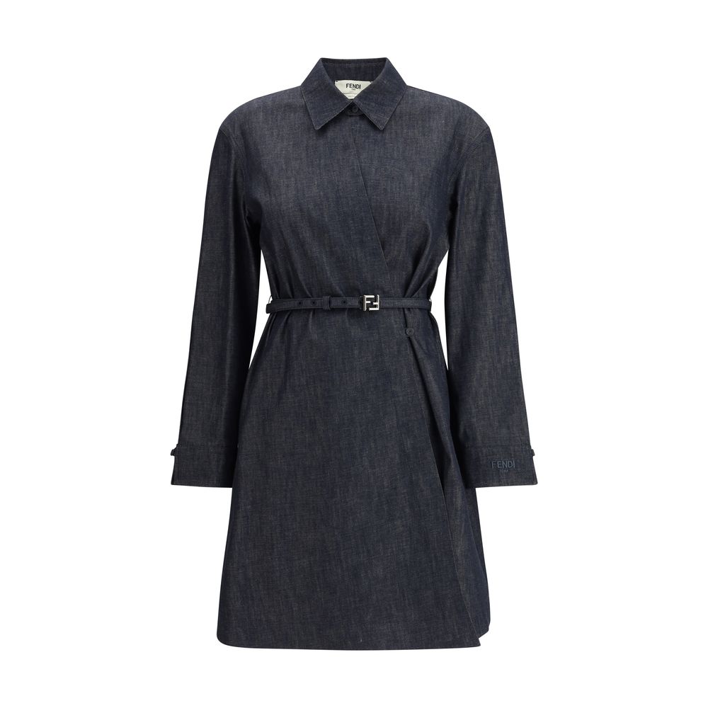 Fendi Chambray Dress - Casual Sophistication Redefined
