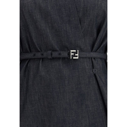Fendi Chambray Dress - Casual Sophistication Redefined