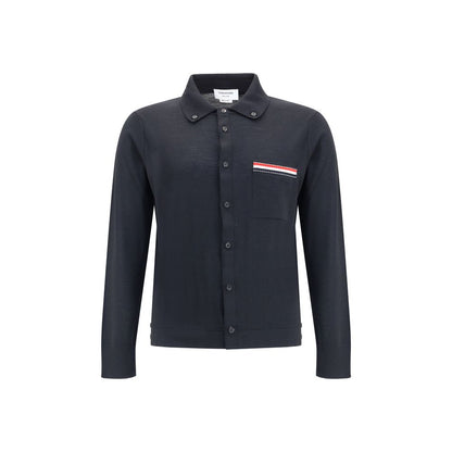 Thom Browne Jersey Stitch Button Down Point Collar L