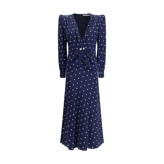 Alessandra Rich Polka Dot Dress: Vintage Elegance Redefined