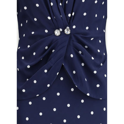 Alessandra Rich Polka Dot Dress: Vintage Elegance Redefined