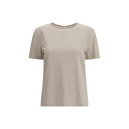 Brunello Cucinelli Striped Jersey T-Shirt