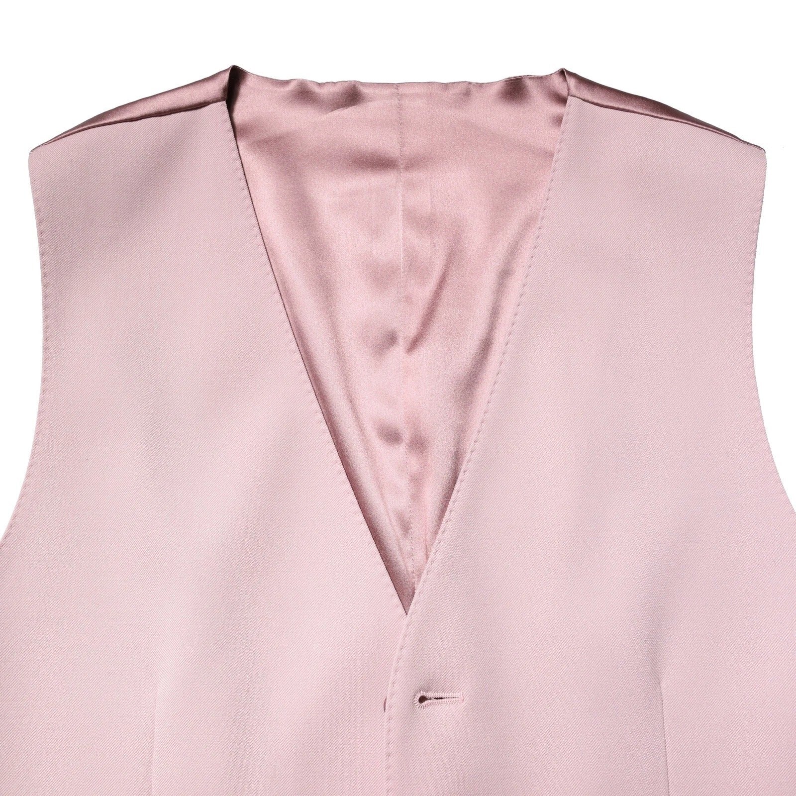 Dolce & Gabbana Pink Wool Formal Waistcoat Vest