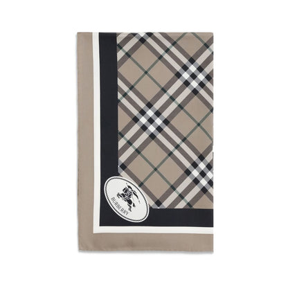 Burberry Silk Scarf - Timeless Heritage Accessory