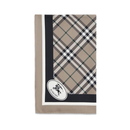 Burberry Silk Scarf - Timeless Heritage Accessory
