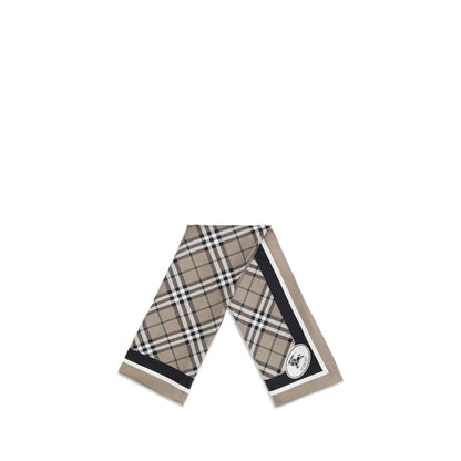 Burberry Silk Scarf - Timeless Heritage Accessory