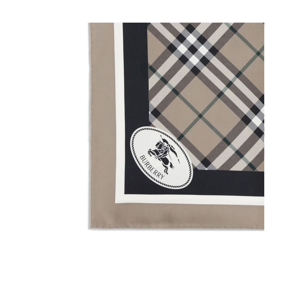Burberry Silk Scarf - Timeless Heritage Accessory