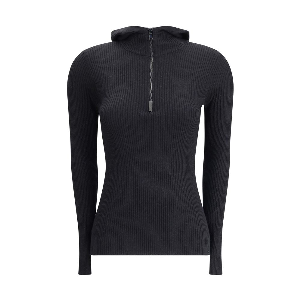 Brunello Cucinelli Hooded Long Sleeve Sweater