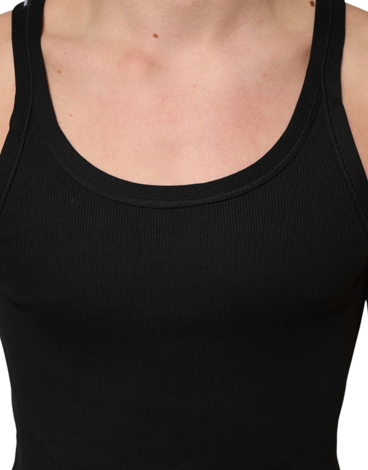 Dolce & Gabbana Black Sleeveless Tank T-shirt for Men