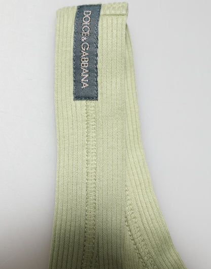 Dolce & Gabbana Light Green Sleeveless Tank T-Shirt for Men