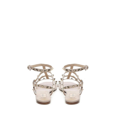 Valentino Garavani Beige Calfskin Sandals