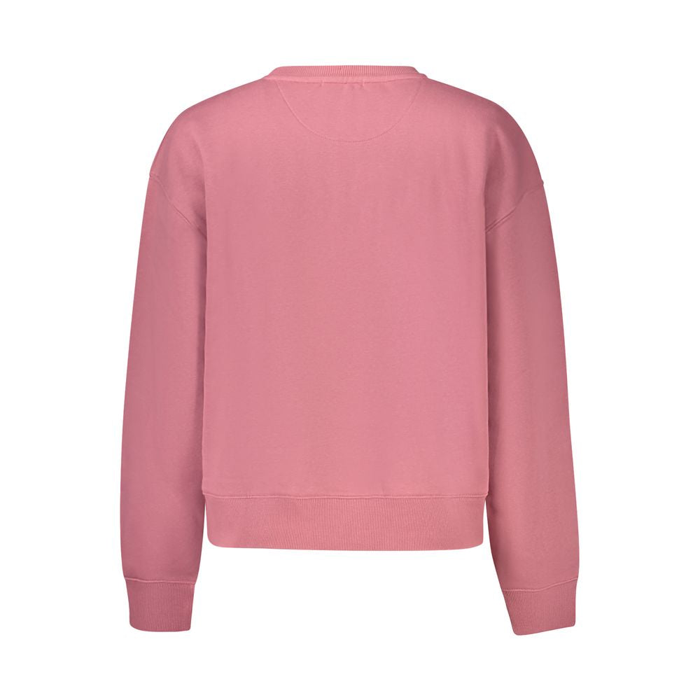 Pepe Jeans Purple Cotton Crew Neck Sweatshirt for Women