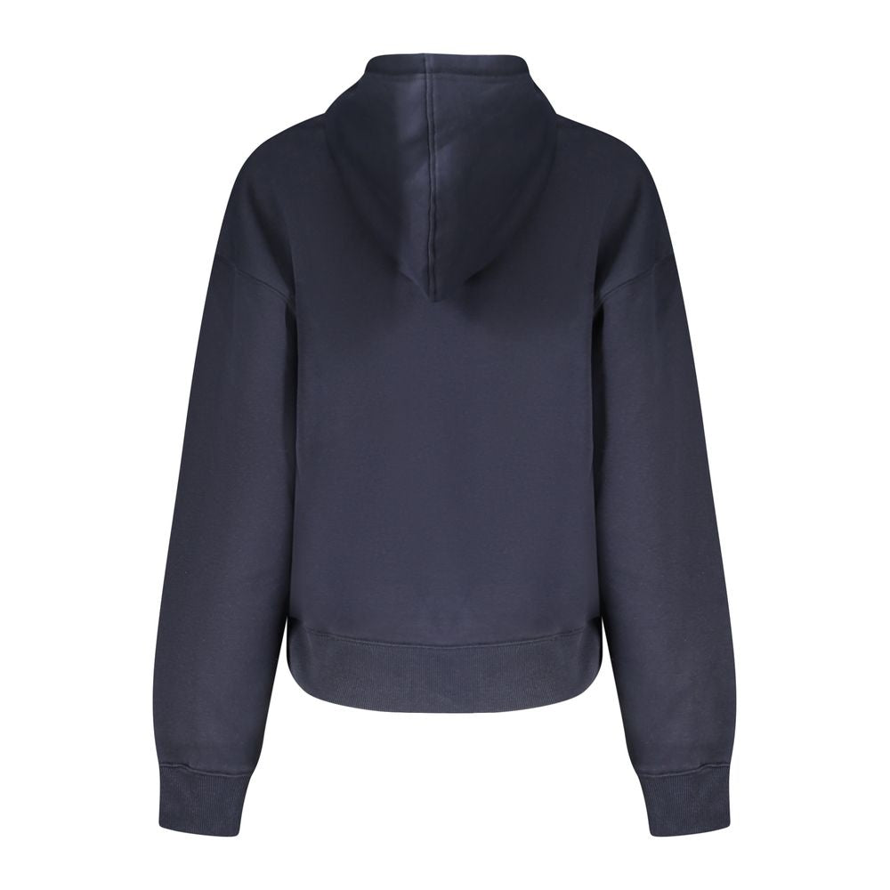 Pepe Jeans Blue Cotton Hoodie Sweater for Women