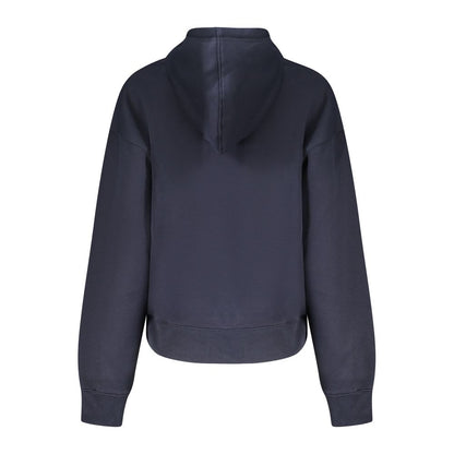 Pepe Jeans Blue Cotton Hoodie Sweater for Women