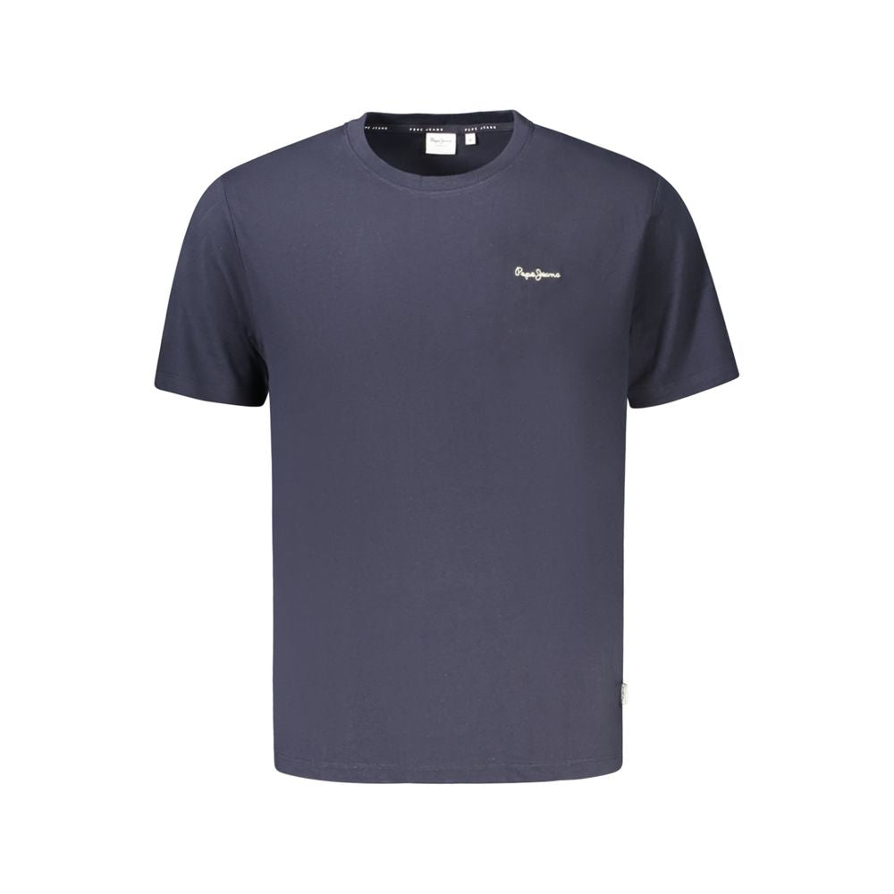 Pepe Jeans Blue Cotton T-Shirt for Men