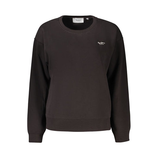 Pepe Jeans Black Cotton Crew Neck Sweater for Men