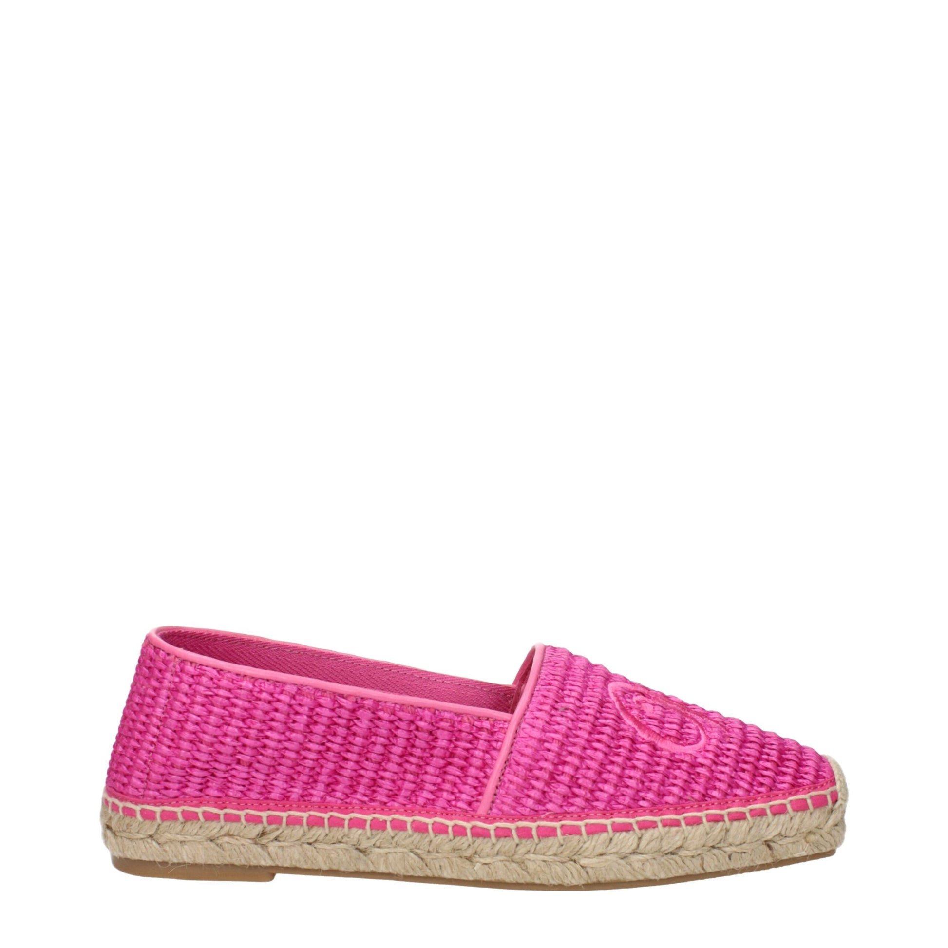 Max Mara Fuchsia Pink Fabric Espadrilles