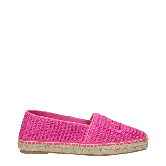 Max Mara Fuchsia Pink Fabric Espadrilles