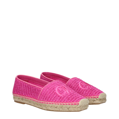 Max Mara Fuchsia Pink Fabric Espadrilles
