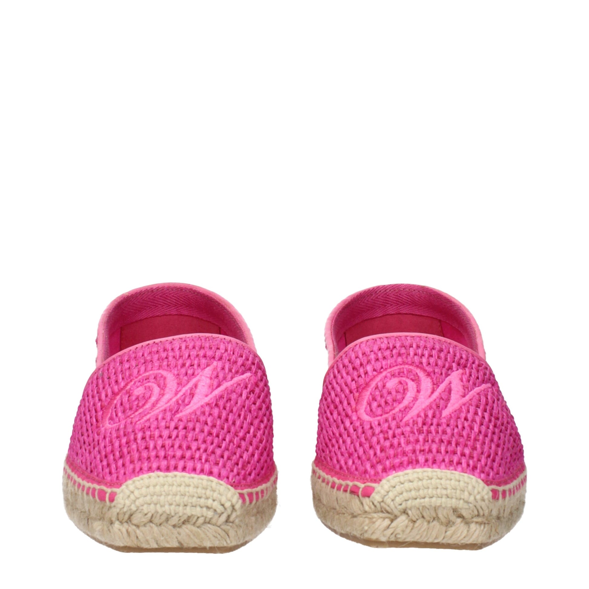 Max Mara Fuchsia Pink Fabric Espadrilles